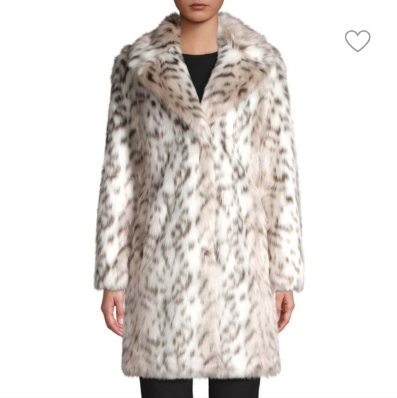 Karl Lagerfeld Snow Leopard Coat - Picture 6 of 7